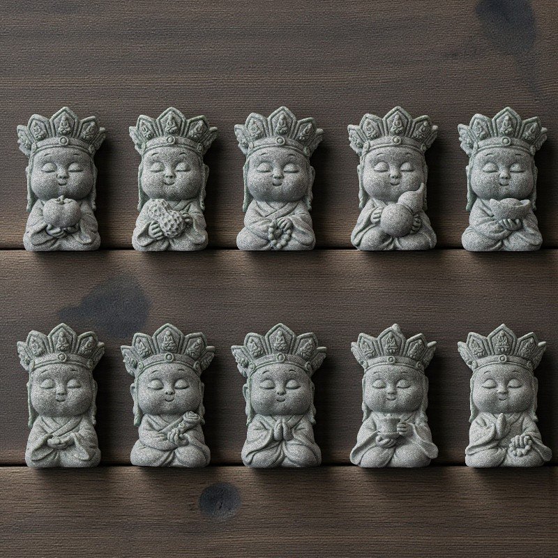 Cyan Sandstone Silent Sage | Stoic Wisdom & Peace