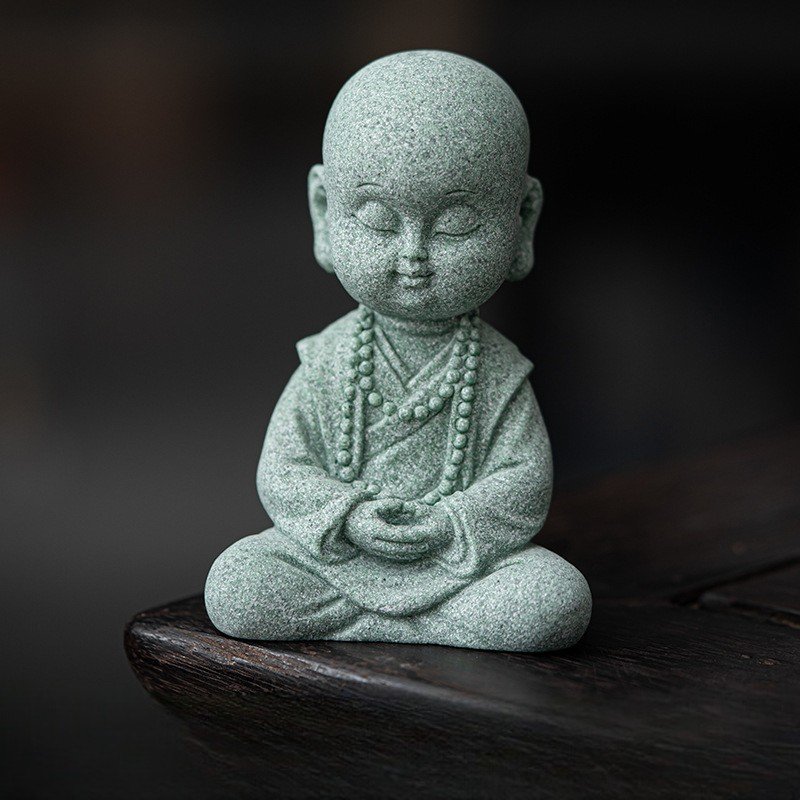 SKU-03-不闻 "Hear No Evil" zen monk statue