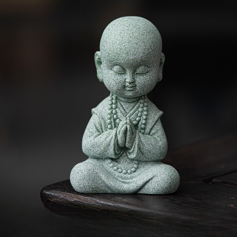 SKU-04-不动 The fifth wise monk "Be Not Moved" zen statue