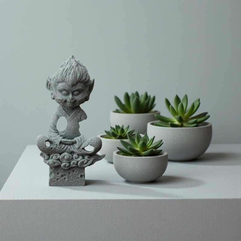 Sun Wukong Statue Collection (Monkey King), Zen & Dragon Decor