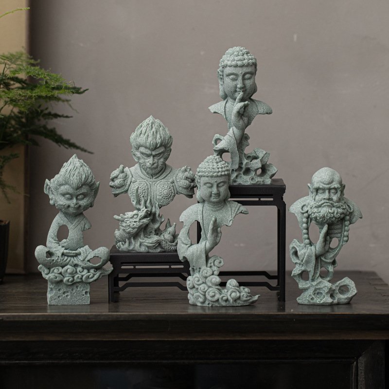 he Zen Masters Statue Collection (Buddha & Bodhidharma)