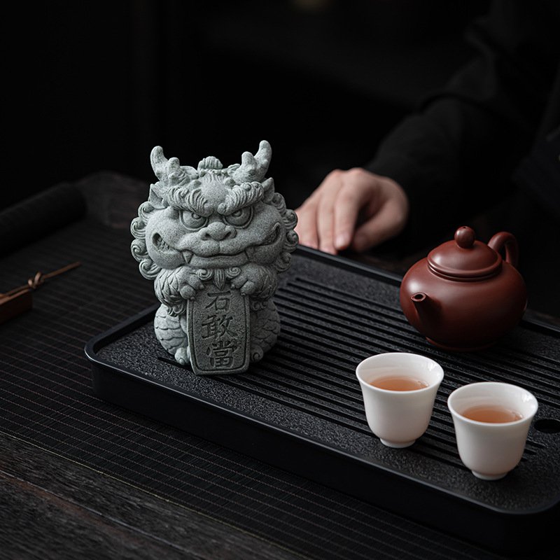 Feng Shui Protection Statue: The "Spirit Shield" Guardian (Choose Size)