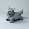 主图-06 Mythical Dragon Turtle Guardian | Hand-Carved Cyan Sandstone Wealth Totem