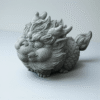 主图 Cyan Sandstone Chubby Qilin | Zen Wealth Figurine