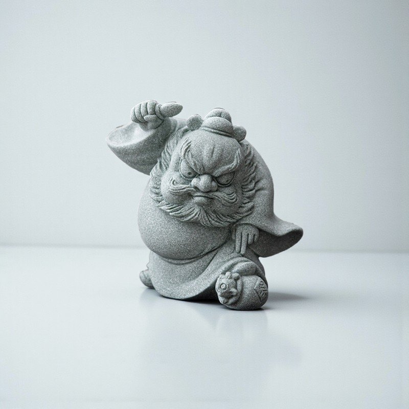 Guardian Statue: The "Bad Habit Queller" Zhong Kui