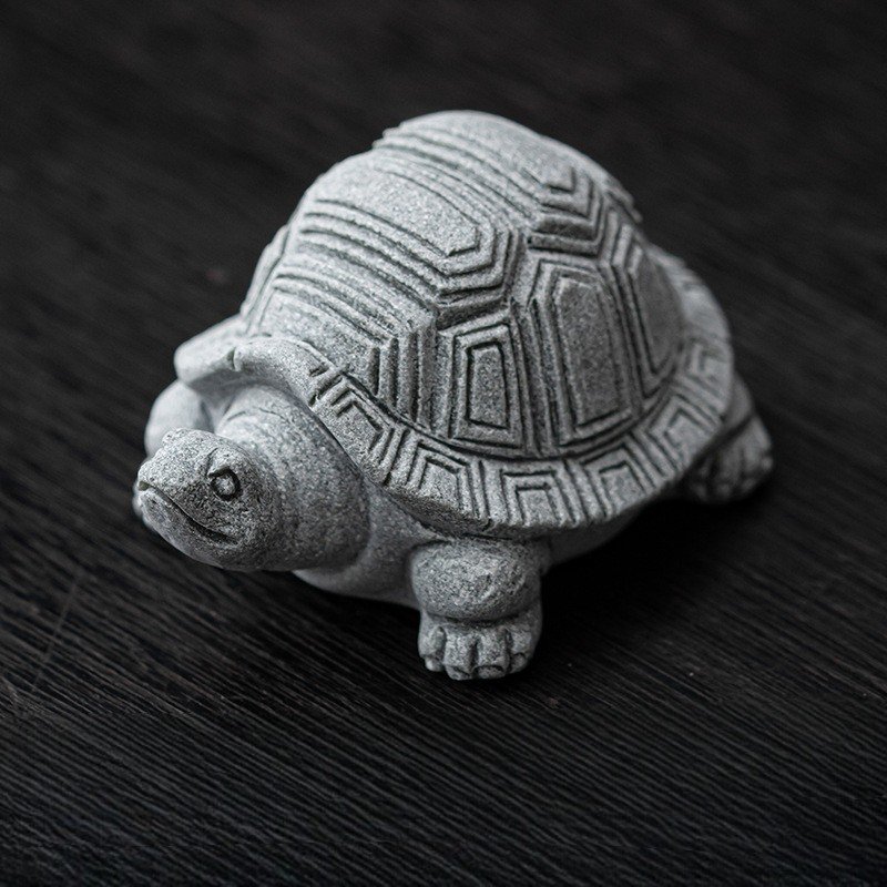 The "Calm" (Short Neck) Feng Shui turtle statue
