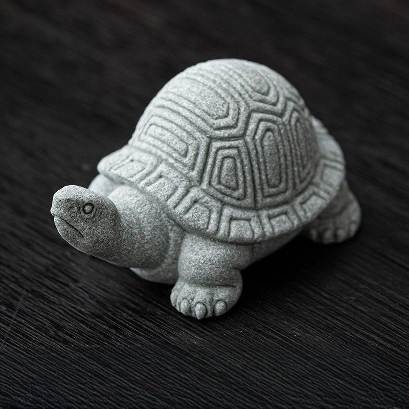 The "Curious" (Long Neck) turtle tea pet