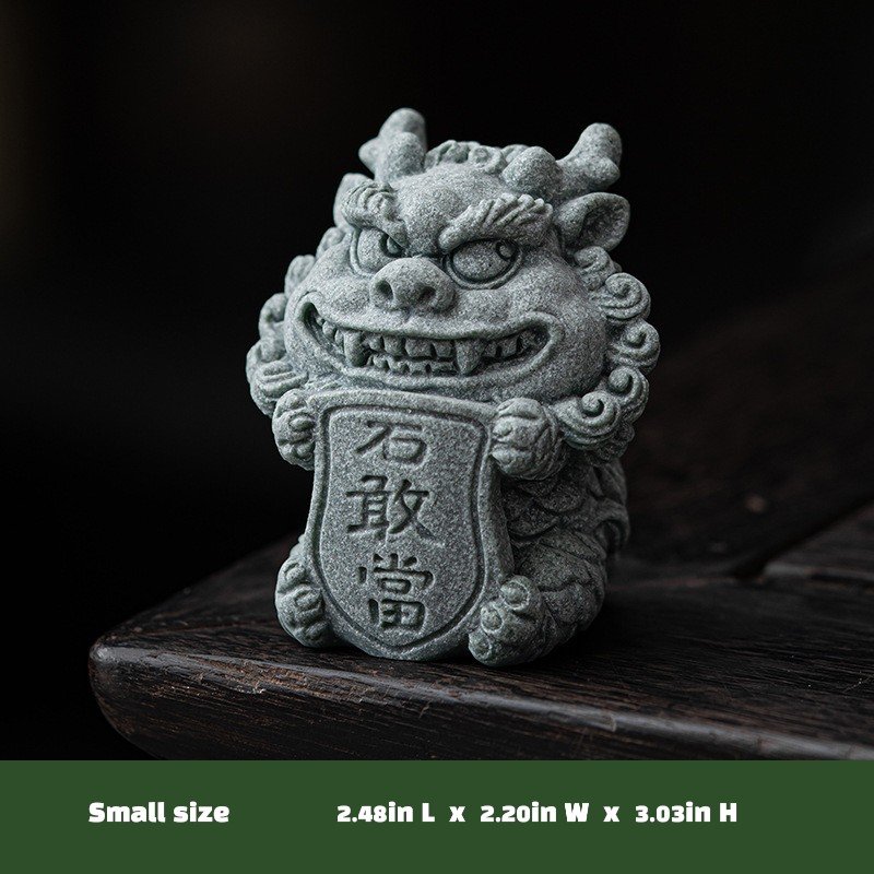 Feng Shui Protection Statue: The "Spirit Shield" Guardian (Choose Size)