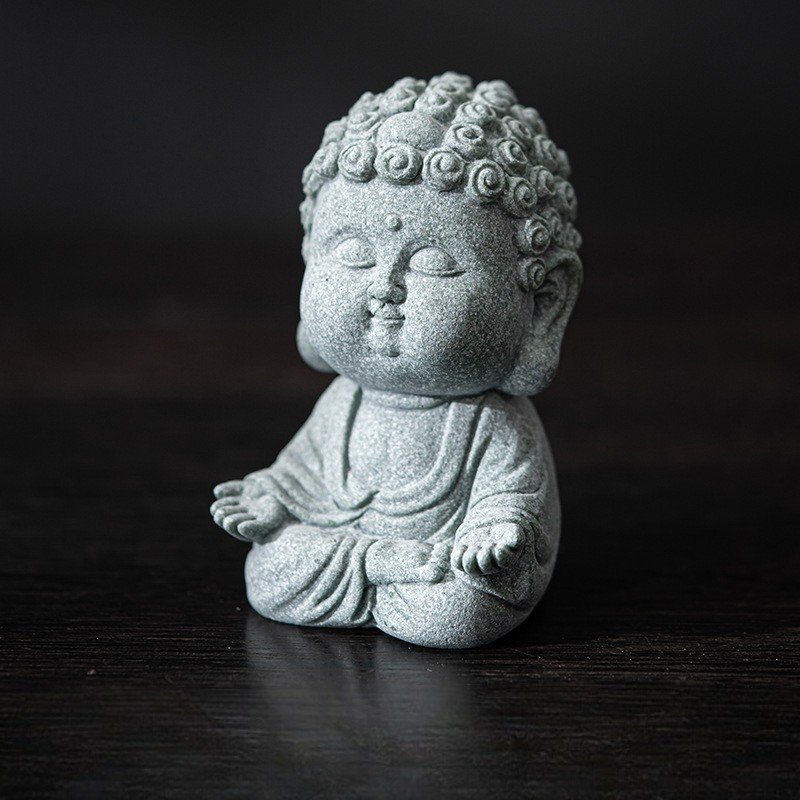 托举 The "Offering" (Alms Bowl) little buddha statue