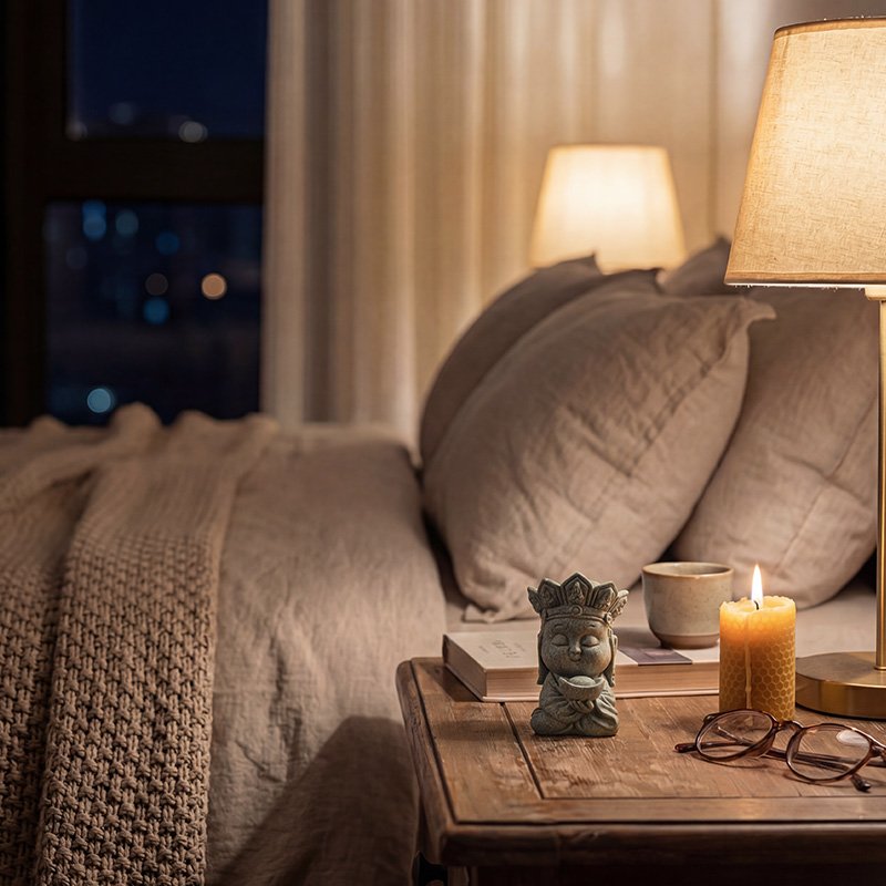 Cyan Sandstone Silent Sage | Stoic Wisdom & Peace