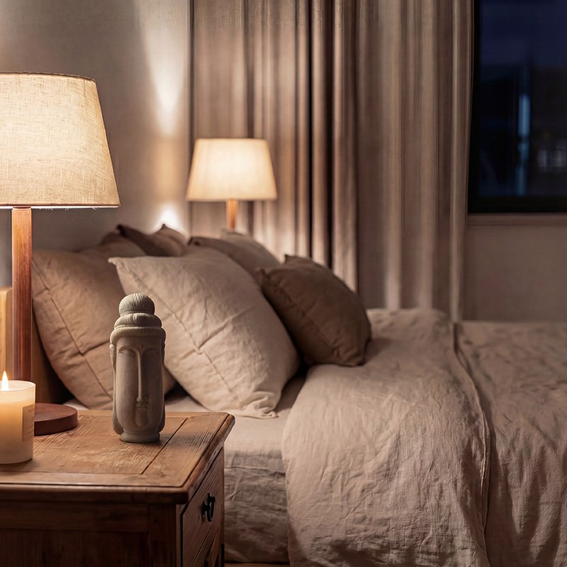 未标题-2 Minimalist "Slim" Bodhisattva, Abstract Zen Statue for Home Decor