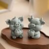 详情-12 "Bull Market" & "Prosperity Pig" Statues, Feng Shui Charms for Wealth