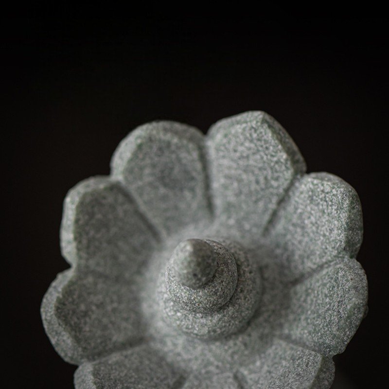 Cyan Sandstone Silent Sage | Stoic Wisdom & Peace