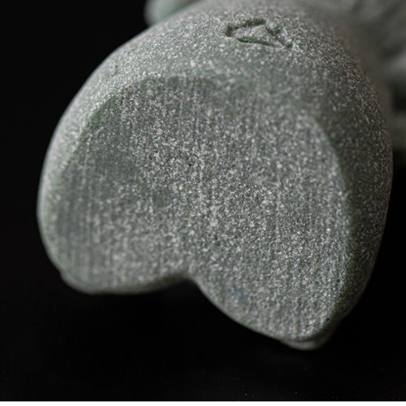 Cyan Sandstone Silent Sage | Stoic Wisdom & Peace