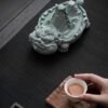 详情-17 Cyan Sandstone Emperor's Territory | Power & Stability Decor