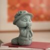 详情-20 Cyan Sandstone Auspicious Snake | Peace & Grace Decor