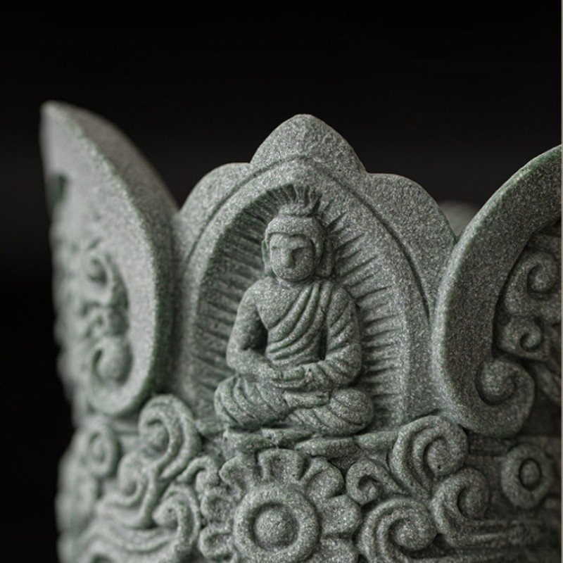 Vajrapani Statue (Head), Dharmapala Buddhist Guardian Decor