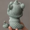 详情-22 Chinese Good Luck Charms: "Lion Dance" & "Get Rich" Snake Statues