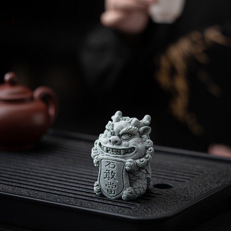 Feng Shui Protection Statue: The "Spirit Shield" Guardian (Choose Size)