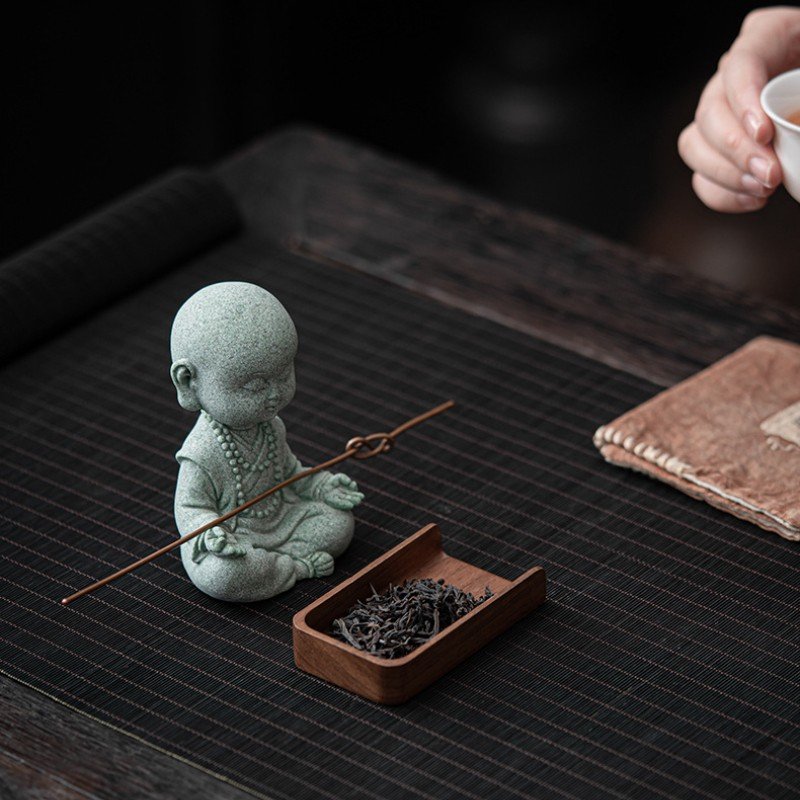 详情-24 "Five Philosophies" Zen Monk Statue (Artisan Sandstone Collection)