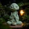 详情11 Cyan Sandstone Zen Snake Master | Wisdom & Transformation