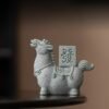 The "Instant Luck" Horses: Green Sandstone Wealth Charms